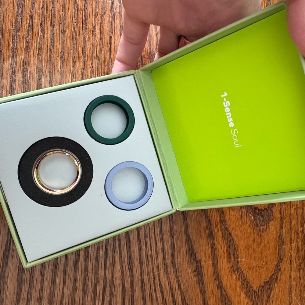 Monax 1-Sens Soul Ring Set with Colorful Bands - Picture 1 of 5